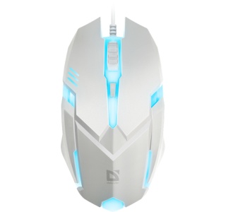 DEFENDER MYSZ CYBER MB-560L 7 KOLORÓW 1200DPI 3P BIAŁA 52561