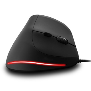 Mysz Pionowa Ergonomiczna Przewodowa RGB 6400 DPI | Sensor Optyczny | 5 Przycisków | Gaming