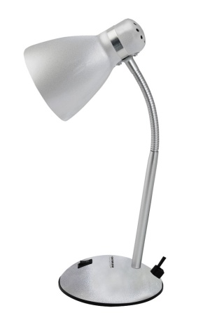 Lampka Biurkowa Esperanza Alkes E27 Srebrna