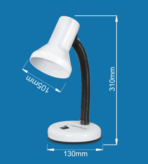 ESPERANZA LAMPKA BIURKOWA E27 ALTAIR CZERWONA ELD108R