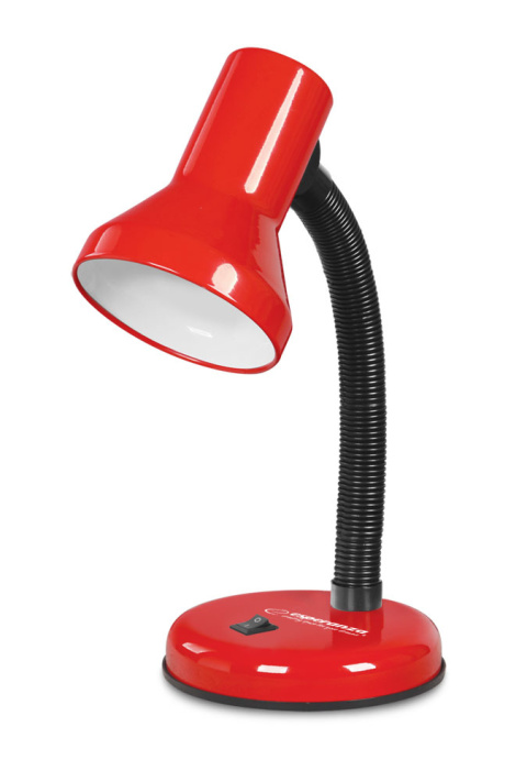 ESPERANZA LAMPKA BIURKOWA E27 ALTAIR CZERWONA ELD108R