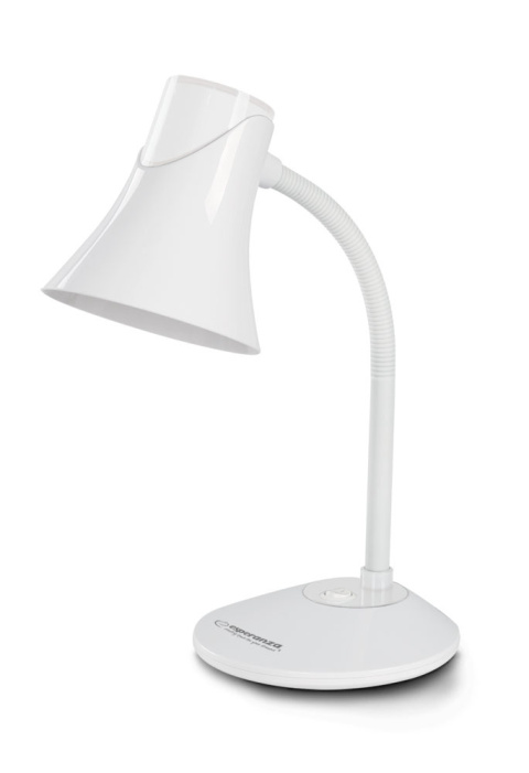 ESPERANZA LAMPKA BIURKOWA E27 POLARIS BIAŁA ELD110W