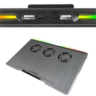 ESPERANZA PODSTAWKA CHŁODZĄCA GAMING POD NOTEBOOK LED RGB BOREAS