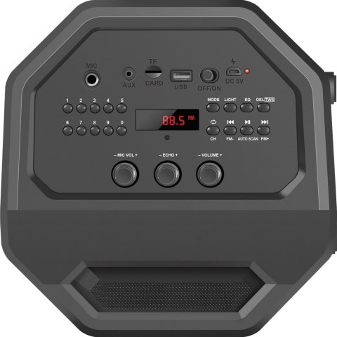 GŁOŚNIK DEFENDER RAGE BLUETOOTH 50W LED/BT/FM/USB/MIC/TWS