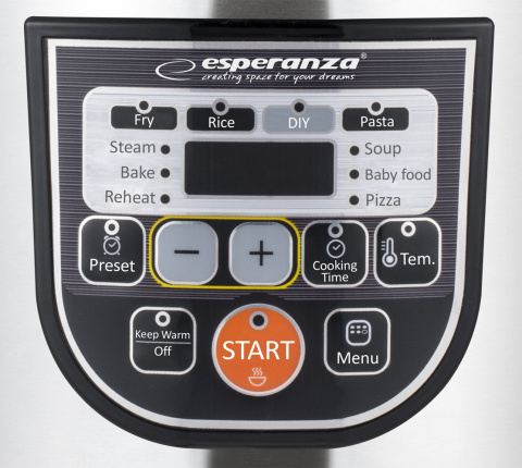 Multicooker Esperanza EKG011 5L 860W - garnek wielofunkcyjny, 11 programów, LCD