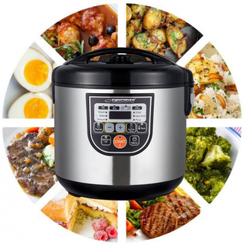 Multicooker Esperanza EKG011 5L 860W - garnek wielofunkcyjny, 11 programów, LCD