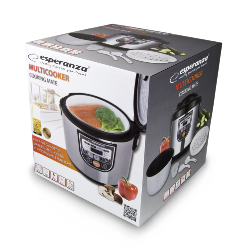 Multicooker Esperanza EKG011 5L 860W - garnek wielofunkcyjny, 11 programów, LCD
