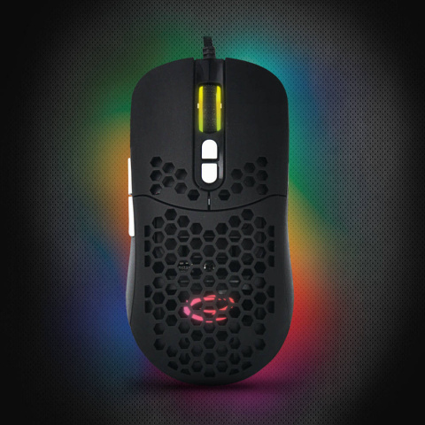 MYSZ PRZEWODOWA GAMING LED RGB 7D OPTYCZNA USB HYDRUS EGM702