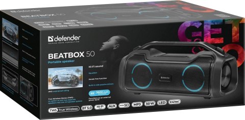 GŁOŚNIK DEFENDER BEATBOX 50 BLUETOOTH 50W