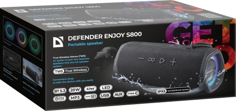 GŁOŚNIK DEFENDER ENJOY S800 BLUETOOTH 20W