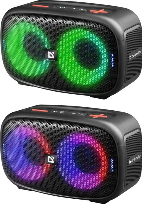 GŁOŚNIK DEFENDER Q5 BLUETOOTH 5.3 20W LED/BT/FM/USB/TWS