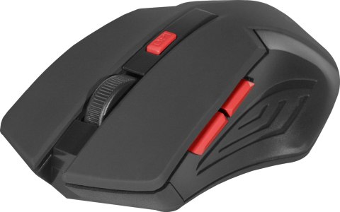 MYSZ DEFENDER ACCURA MM-275 RF CZARNO-CZERWONA OPTICAL 1600DPI 6P