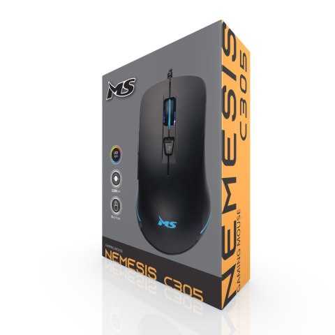 MYSZ MS NEMESIS C305 3200DPI 6P LED GAMING