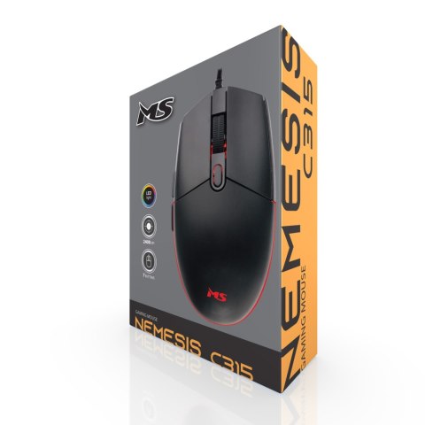 MYSZ MS NEMESIS C315 3200DPI 8P LED GAMING