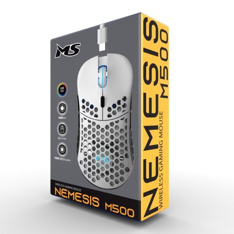 MYSZ MS NEMESIS M500 RF 4800DPI 6P BIAŁA