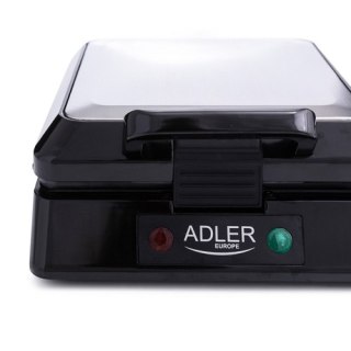 Gofrownica XXL Adler AD 3036 1500W - na 4 gofry, powłoka nieprzywierająca
