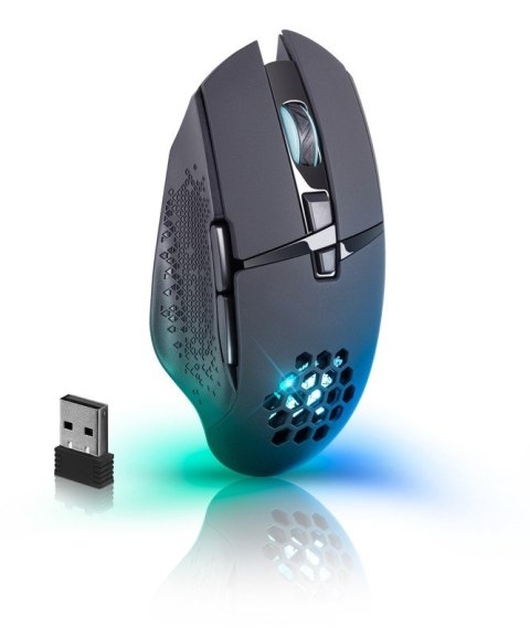 MYSZ DEFENDER GM-514 GLORY OPTIC RF RGB 3200dpi 7P CZARNA