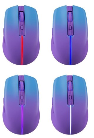 MYSZ DEFENDER MYSTERY MM-301 RF+BT FIOLETOWA 1600dpi 6P
