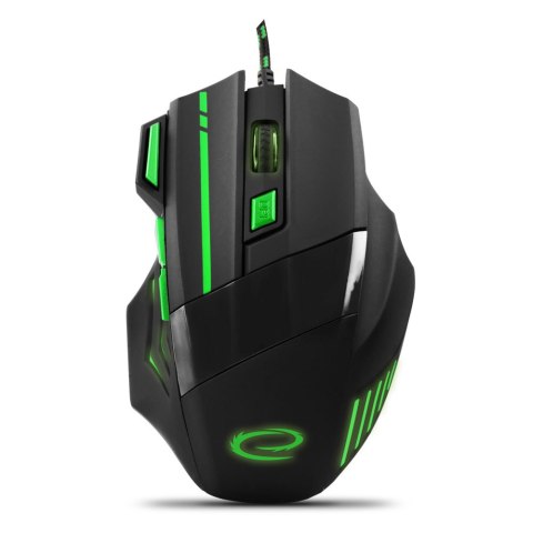 Mysz gamingowa Esperanza EGM201G WOLF 2400 DPI USB - 7 przycisków, LED