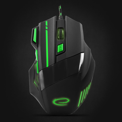 Mysz gamingowa Esperanza EGM201G WOLF 2400 DPI USB - 7 przycisków, LED