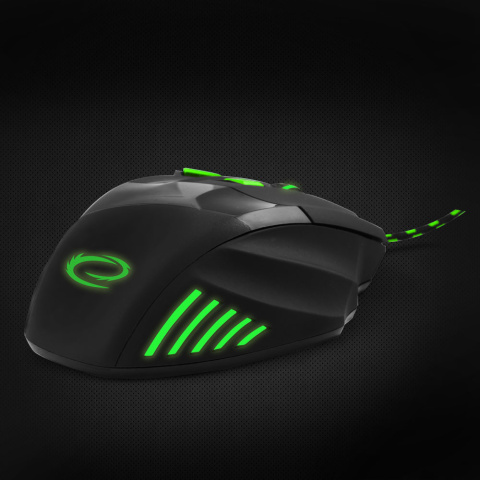 Mysz gamingowa Esperanza EGM201G WOLF 2400 DPI USB - 7 przycisków, LED
