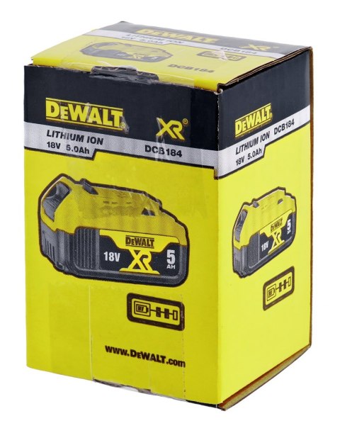 Akumulator DeWalt XR DCB184-XJ (Li-Ion)