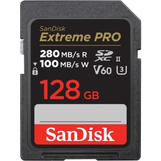 KARTA SANDISK EXTREME PRO SDXC 128GB - 280/100 MB/s V60 UHS-II