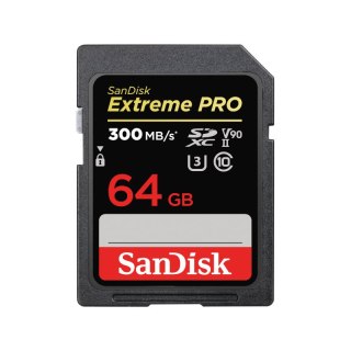 KARTA SANDISK EXTREME PRO SDXC 64GB - 300MB/s V90 UHS-II