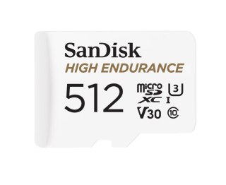 KARTA SANDISK HIGH ENDURANCE (rejestratory i monitoring) microSDXC 512GB V30 z adapterem