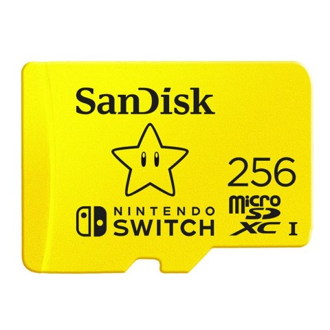 KARTA SANDISK NINTENDO SWITCH microSDXC 256 GB 100/90 MB/s V30 UHS-I U3