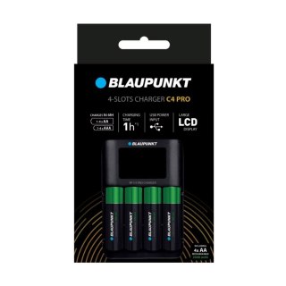 Ładowarka sieciowa Blaupunkt C4 PRO LCD + 4x AA 2000 mAh