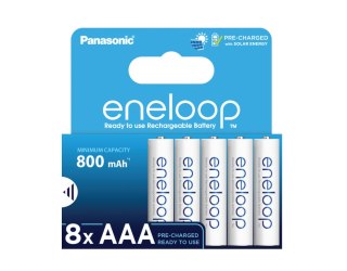 PANASONIC ENELOOP AAA 800 mAh 8 szt