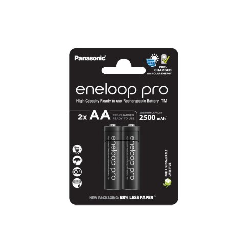 PANASONIC ENELOOP PRO AA 2500mAh 2 szt