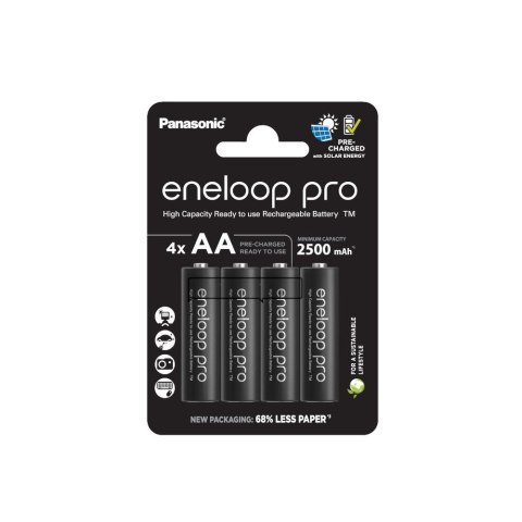 PANASONIC ENELOOP PRO AA 2500mAh 4 szt