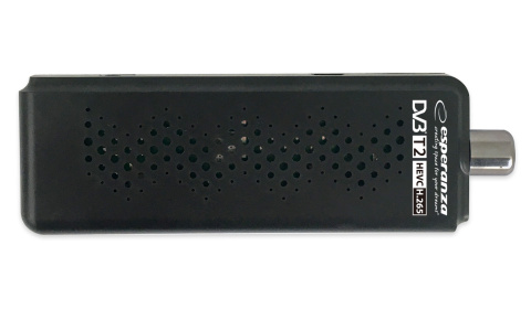 Dekoder DVB-T2 Esperanza EV109R HEVC H.265 mini tuner TV Full HD HDMI USB PVR