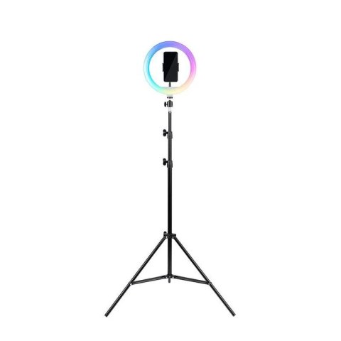 Tripod Havit ST7026 z pierścieniem świetlnym RGB (czarny)