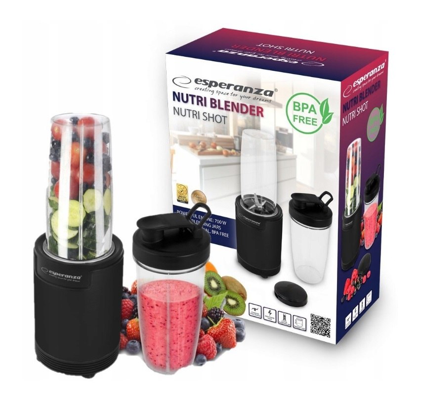 BLENDER KIELICHOWY DO KOKTAJL SMOOTHIE 6W1 BUTELKI Pojemność kielicha 0.8 l