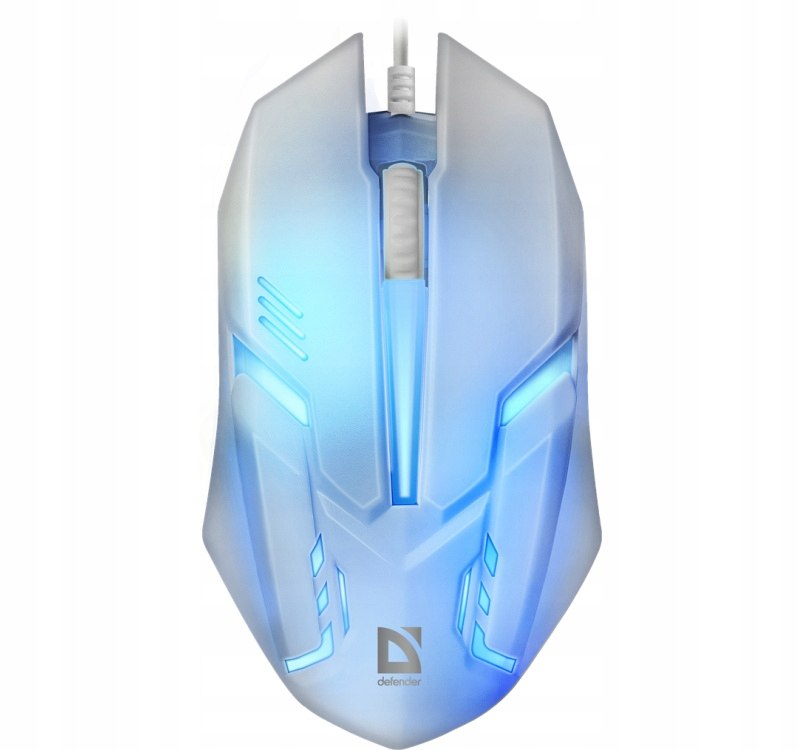 DEFENDER MYSZ GAMINGOWA CYBER MB-560L BIAŁA 1200DPI OPTYCZNA PRZEWODOWA Profil myszy uniwersalna