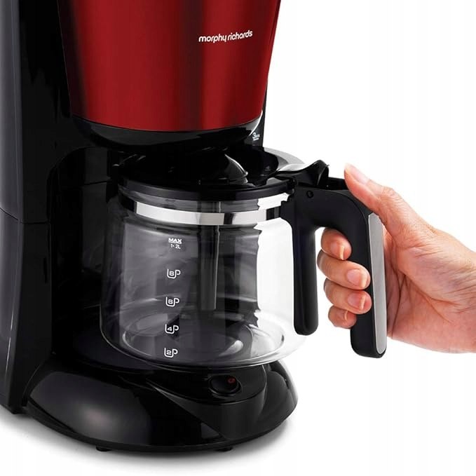 EKSPRES PRZELEWOWY MORPHY RICHARDS DO KAWY 1,25L Z DZBANKIEM CZARNY Marka Morphy Richards