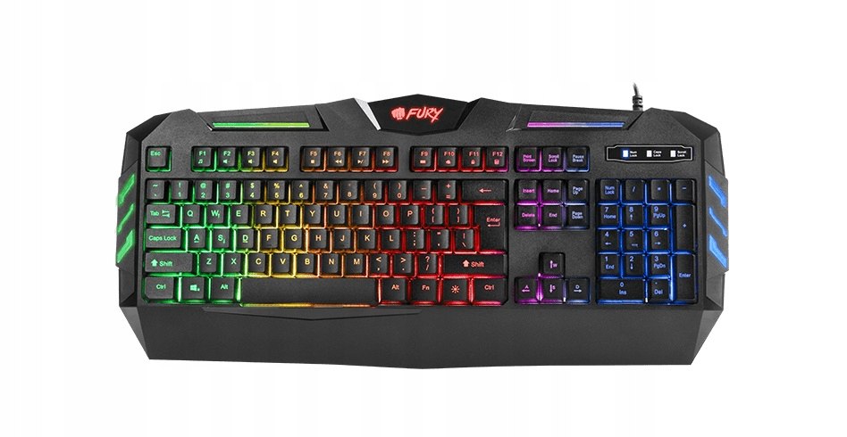 KLAWIATURA FURY SPITFIRE GAMINGOWA PODŚWIETLANA MEMBRANOWA RGB PRZEWODOWA Producent Fury