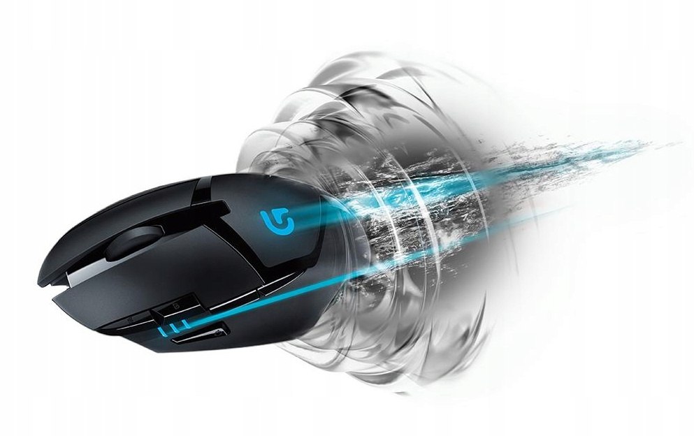 MYSZ GAMINGOWA LOGITECH g402 HYPERION FURY USB 4000DPI CZARNA OPTYCZNA Sensor optyczny