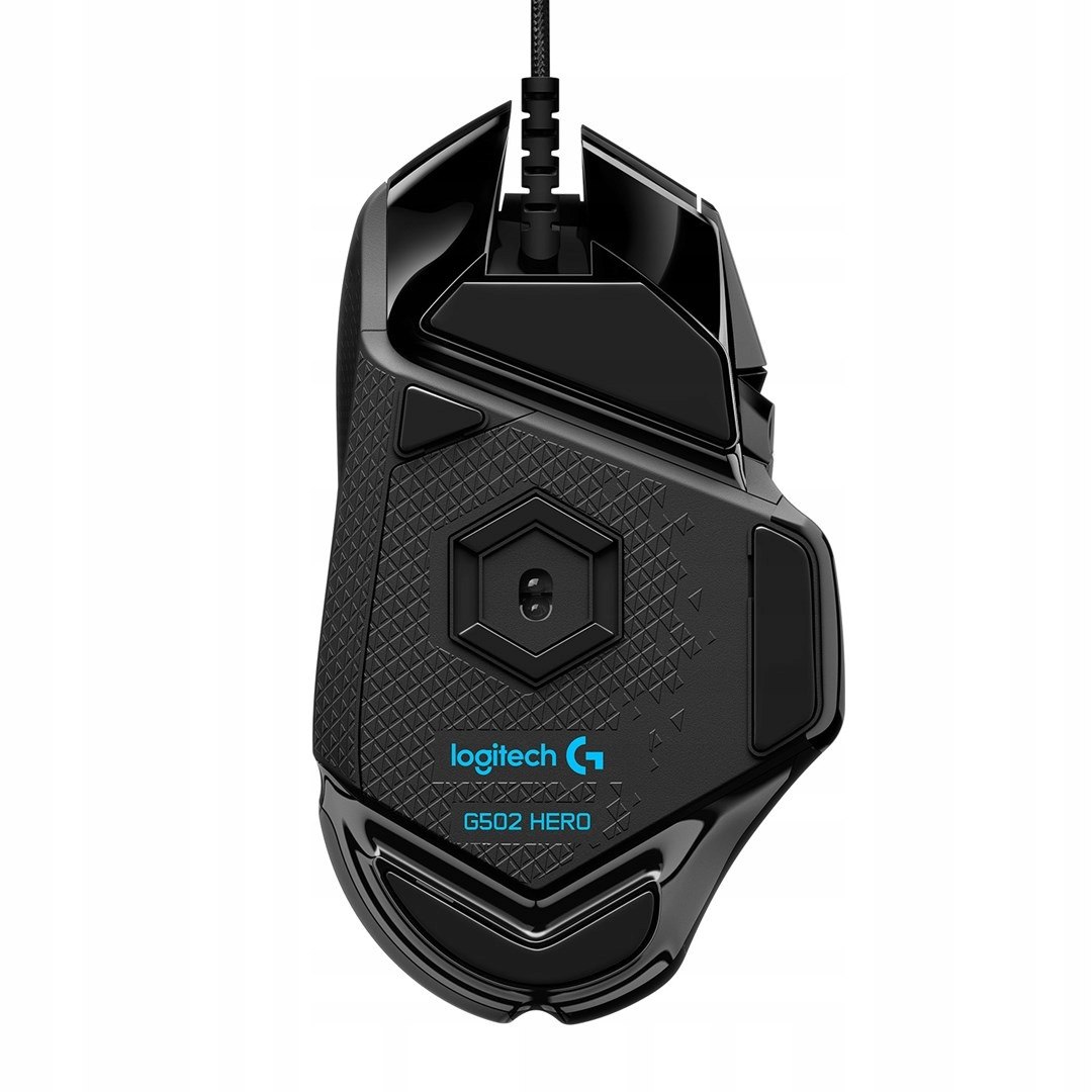 Mysz Logitech G502 Gaming HERO 25600 DPI CZARNY RGB CIĘŻARKI GAMINGOWA Rozdzielczość myszy 25600 dpi