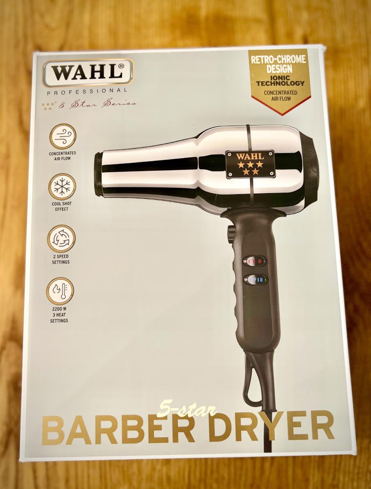 SUSZARKA WAHL BARBER DRYER 5 STARS 1750- 2200W - srebrna